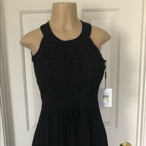 Calvin Klein embroidered evening dress